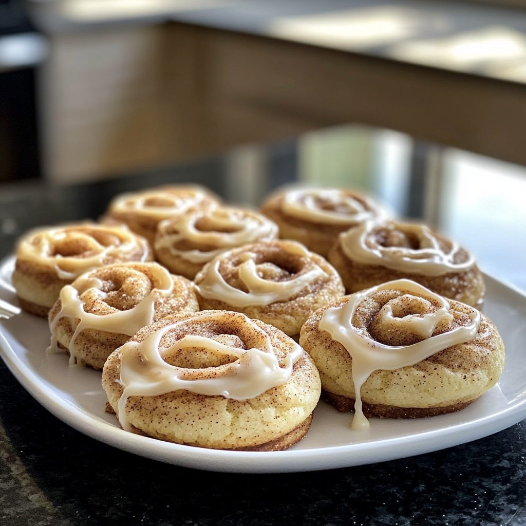 Soft and Chewy Cinnamon Roll Sugar Cookies