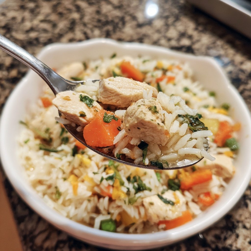 High Protein Chicken Rice Bowl