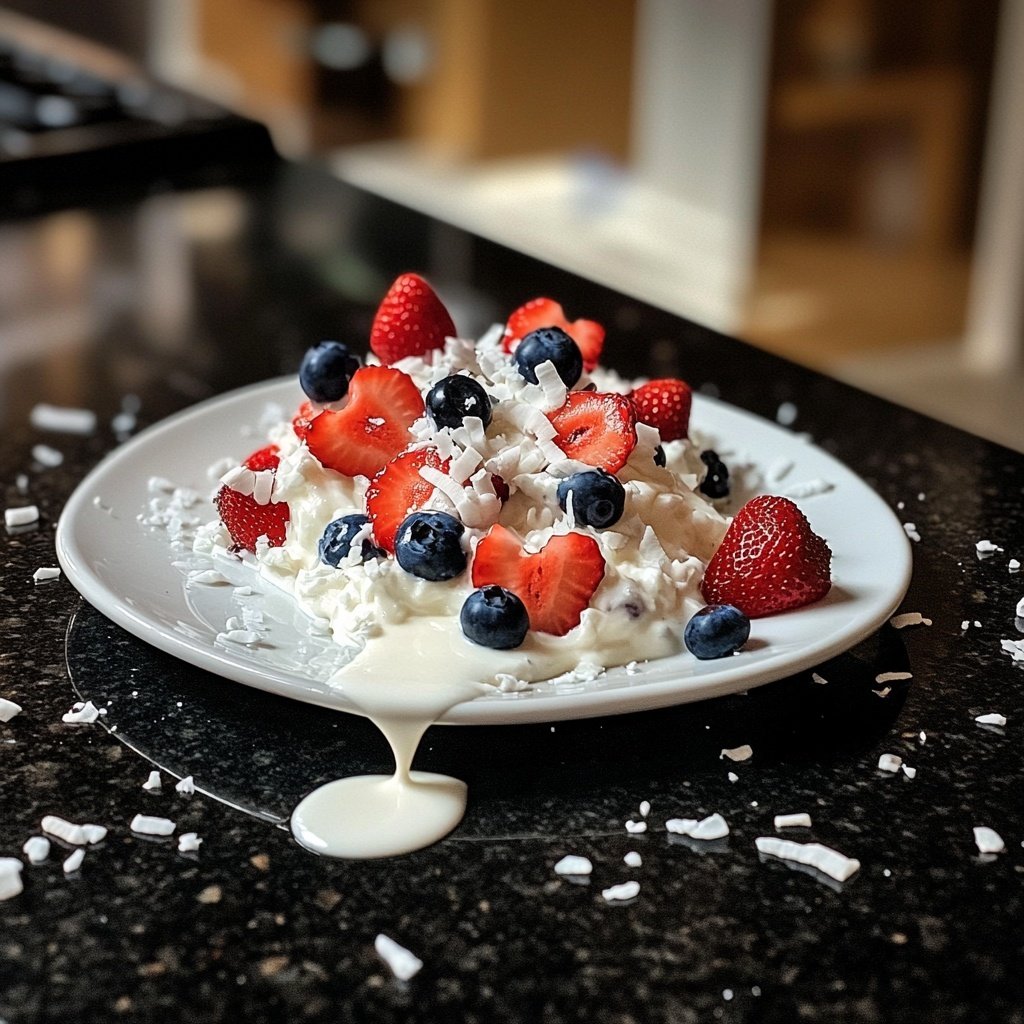 Valentines Snacks Yogurt Berry Clusters