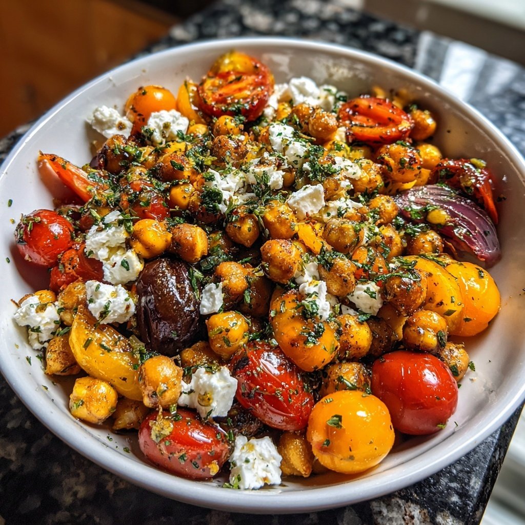Healthy Dinner Mediterranean Veggie Bowl