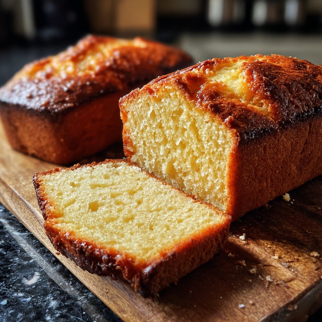 Simple Butter Vanilla Loaf