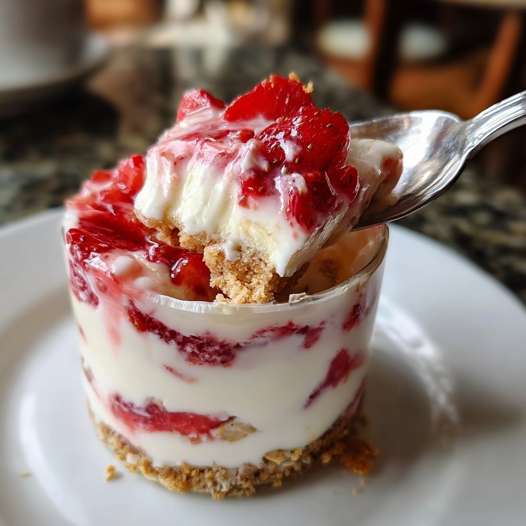 Strawberry Cheesecake Overnight Oats