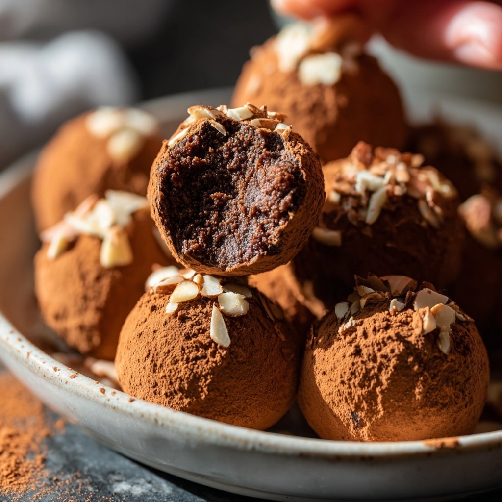 Chocolate Almond Truffles