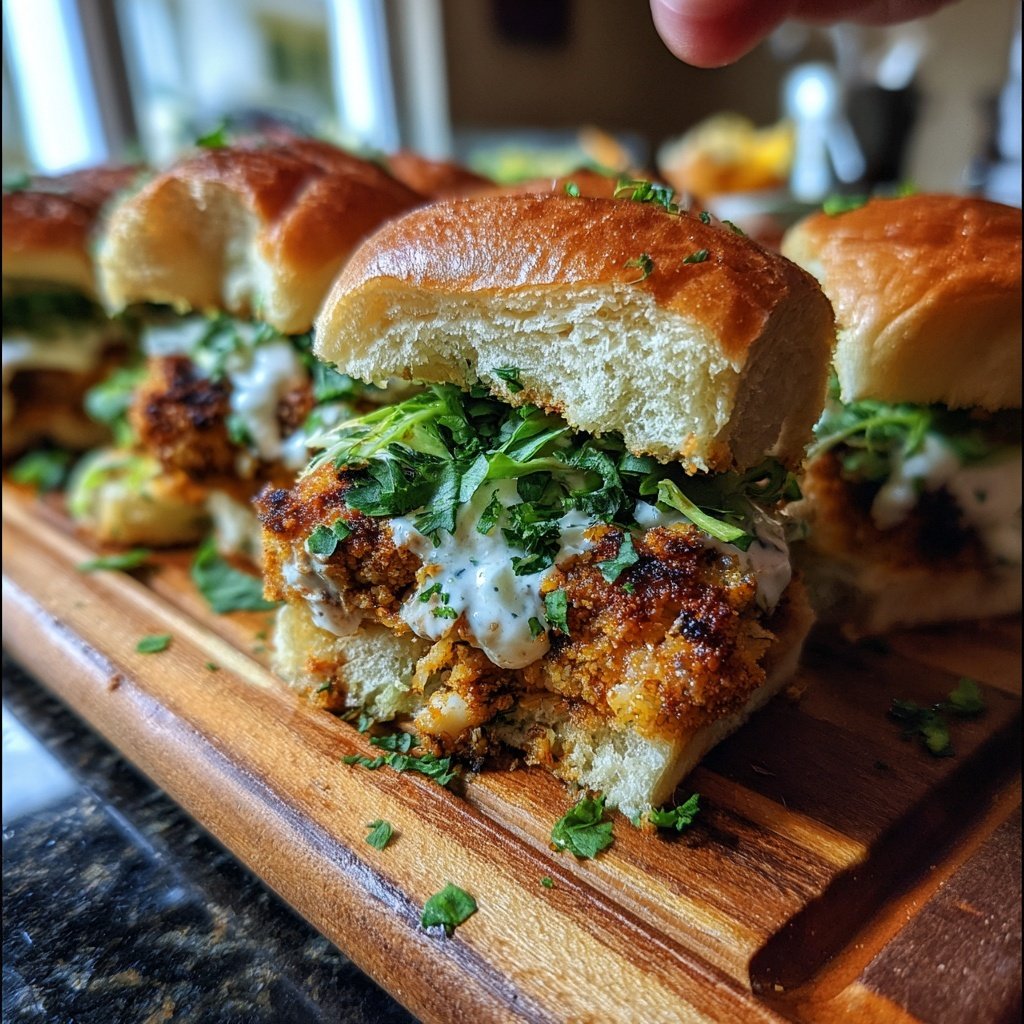 Easy Slider Crispy Cauliflower Sliders