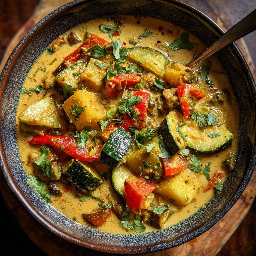 Healthy Dinner Vegetable Coconut Curry