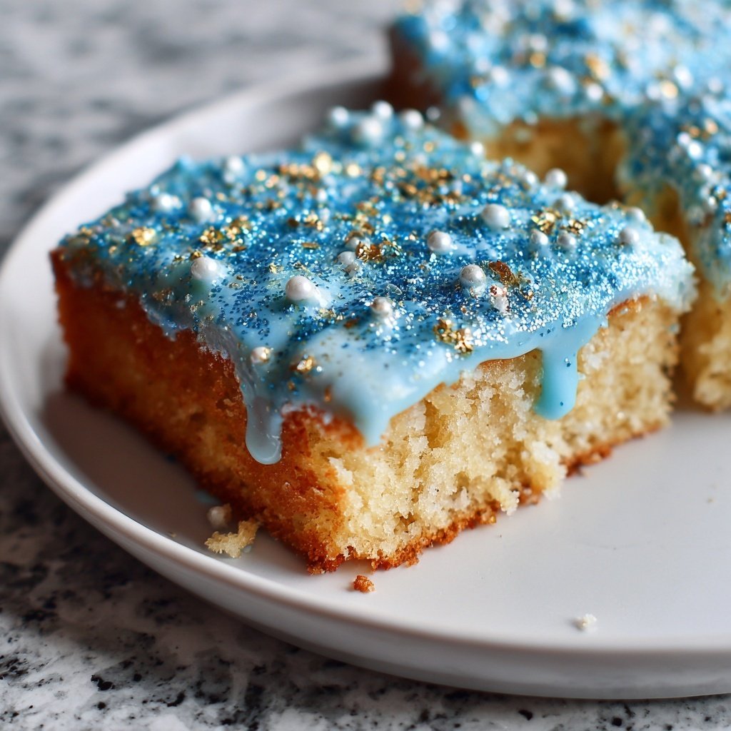 Simple Pisces Sheet Cake