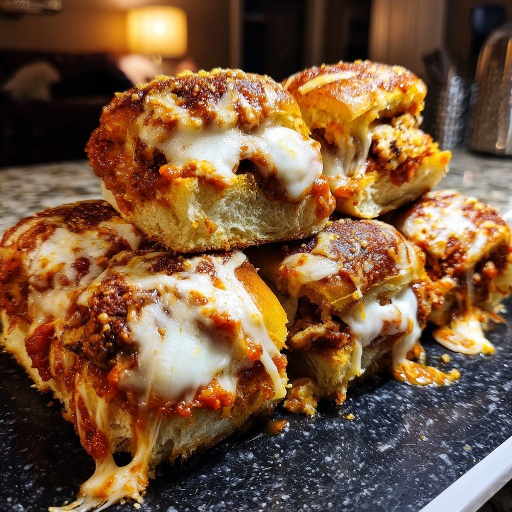 Baked Chicken Parmesan Sliders