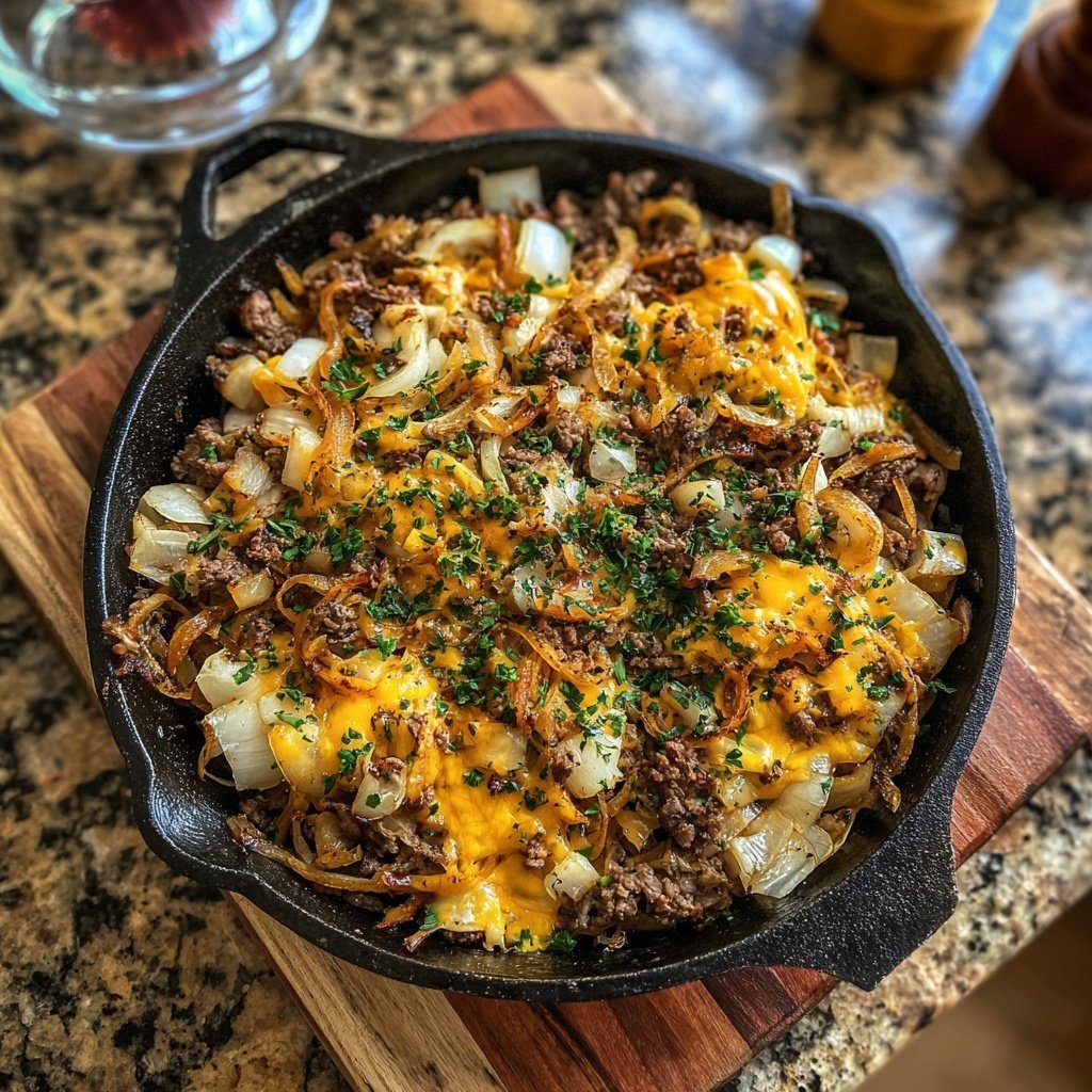 Classic Hamburger Meat Skillet Dinner