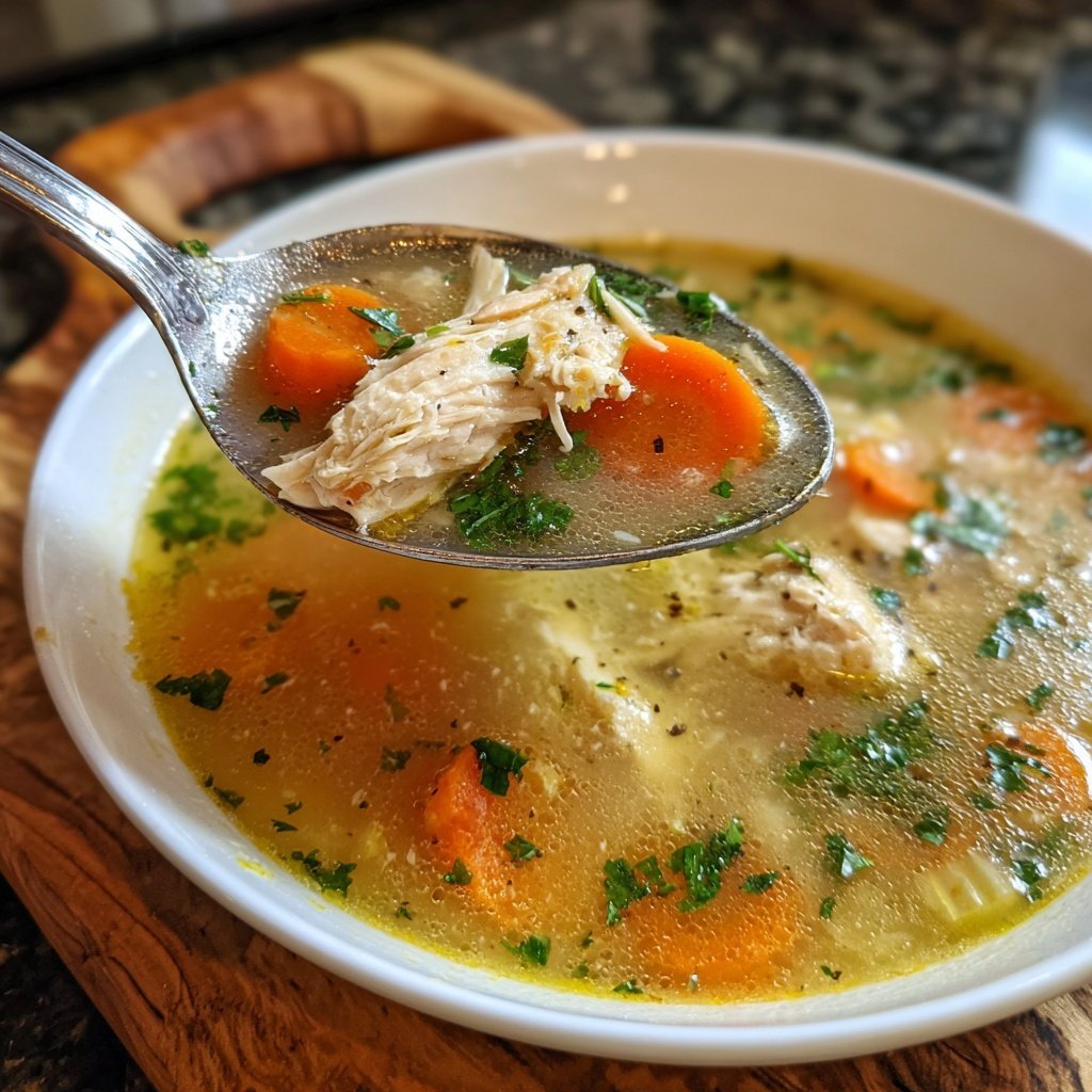 Spring Chicken Soup With Lemon
